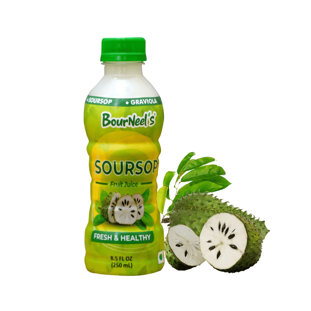 BourNeel's® Soursop Fruit Juice 250ml Pack of 1 | Graviola Laxman Phal Fruit Pulpy Juice Drink | High Vitamin C | view 2
