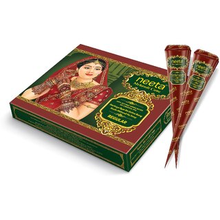 (Combo of 3) Neeta Mehendi Cones (12 Pack) & Nisha Avocado Shampoo (3 x 75ml) & Yuthika Naturals Lemon Hand Wash 200ml view 2