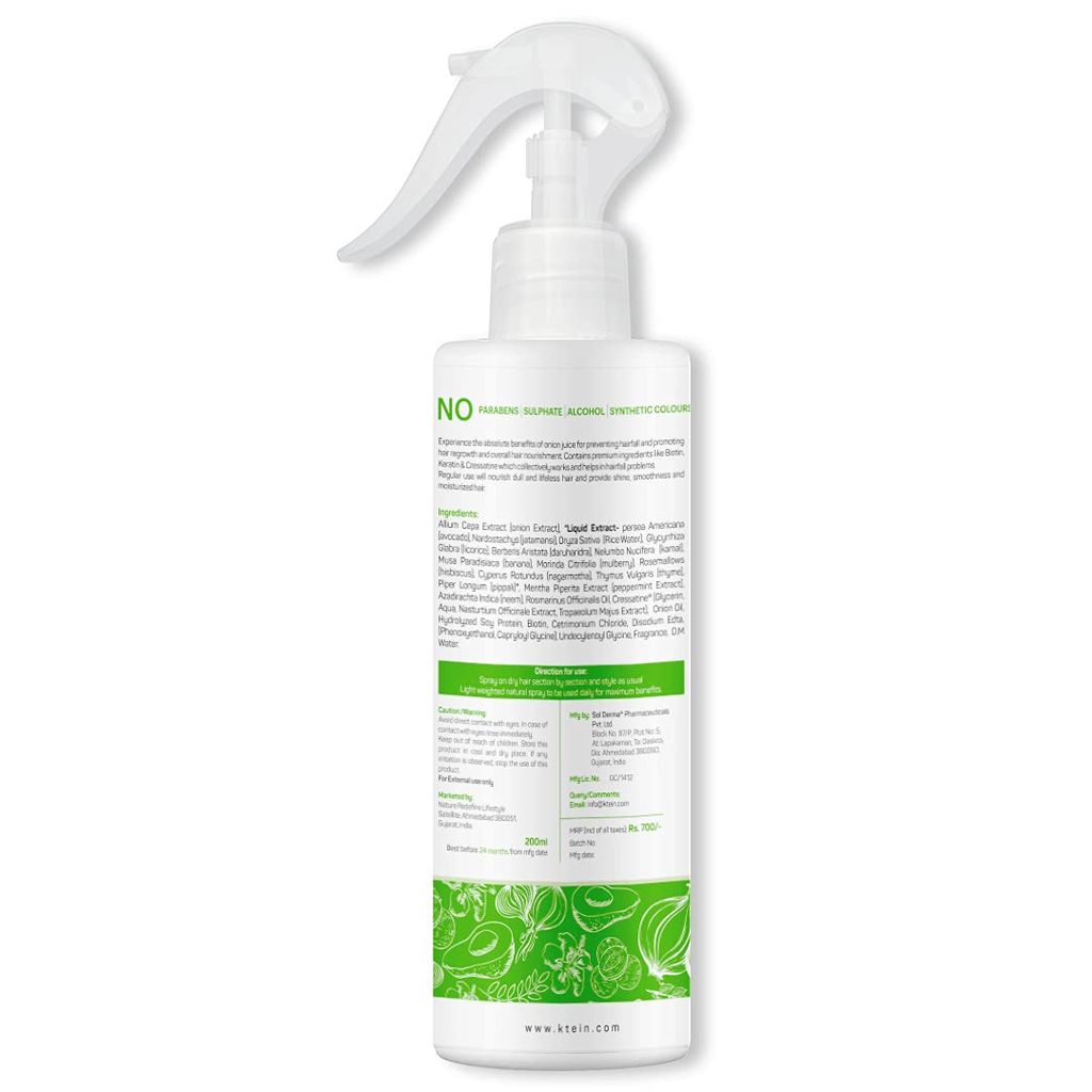 Ktein Onion Hair Spray (200 ml) view 2
