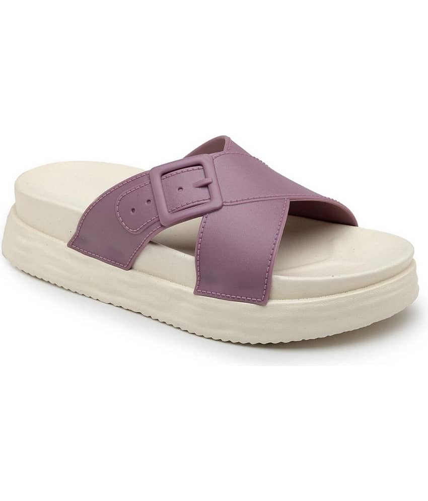 Monoction Purple Women's Slide view 2