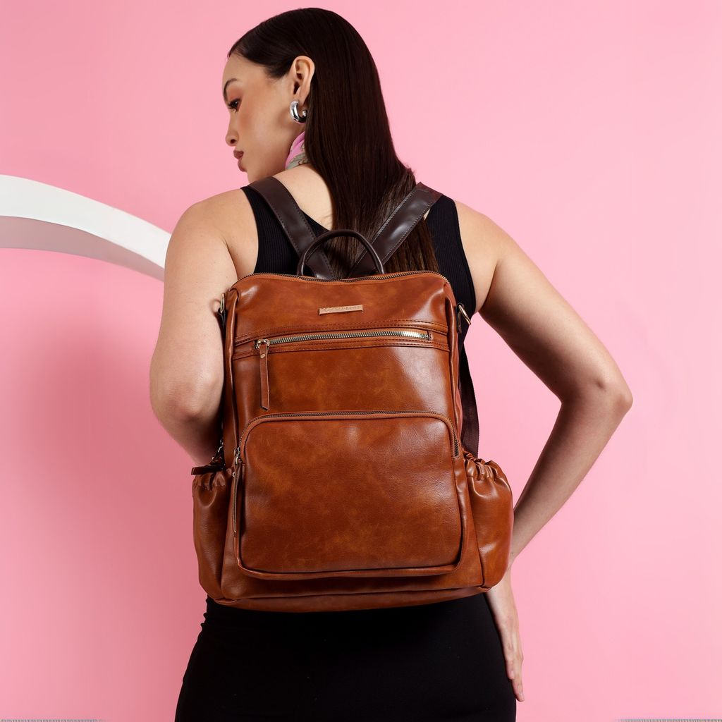VISMIINTREND Women Bags | Stylish College Backpack | Backpack for Office Use | Travel Backpack | Vegan Leather | Waterproof | Laptop Backpack view 2