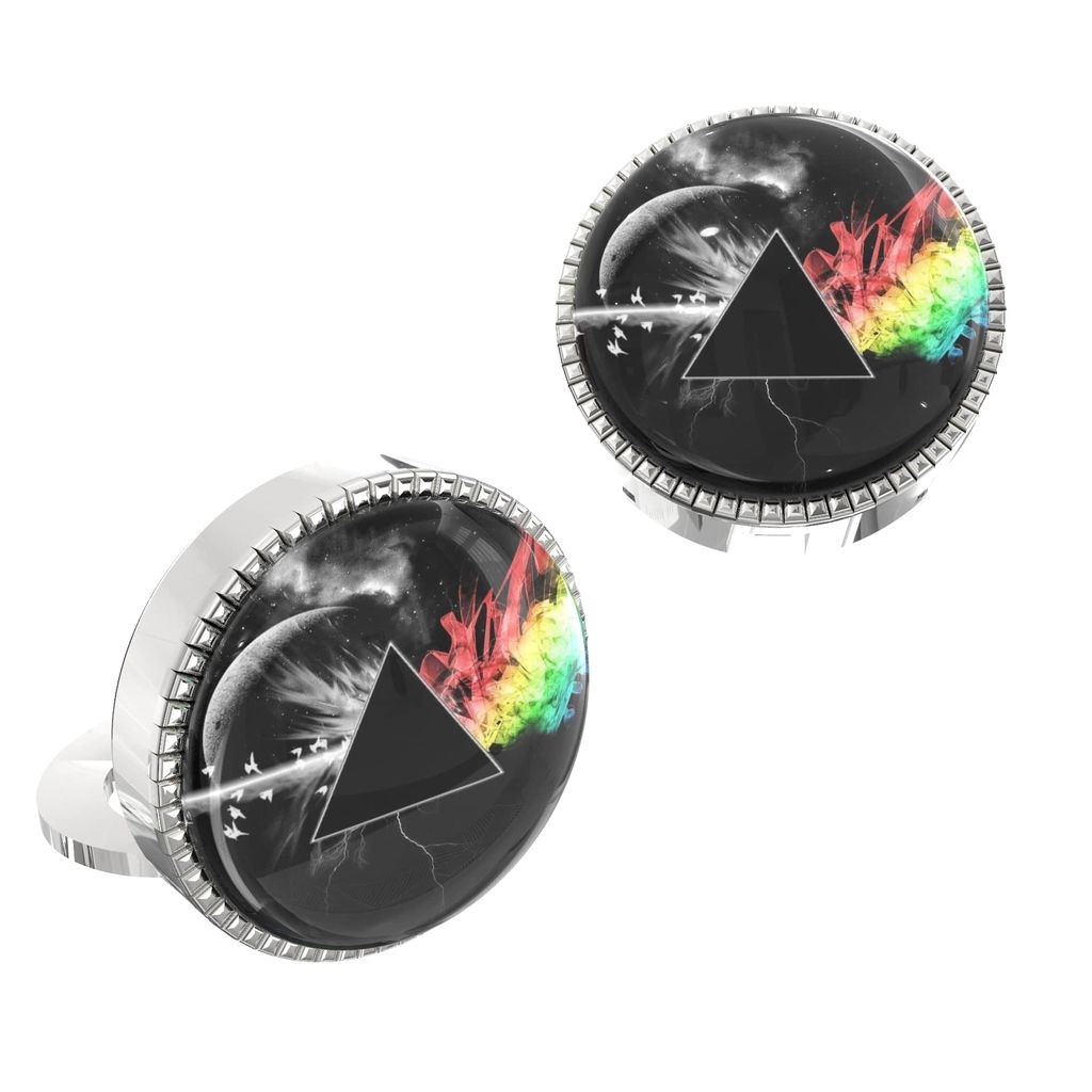 The Smart Buttons - Shirt Button Cover Cufflinks for Men - Pink Floyd Style view 2