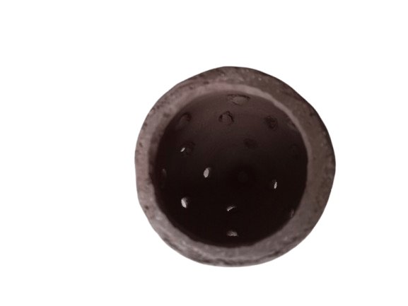 Handmade Clay Pot with Holes view 2