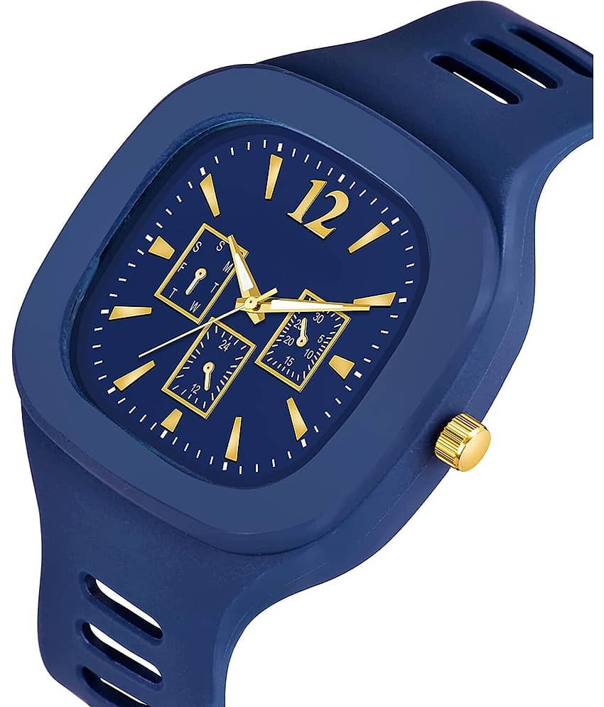 Trex Blue Silicon Analog Men's Watch view 2