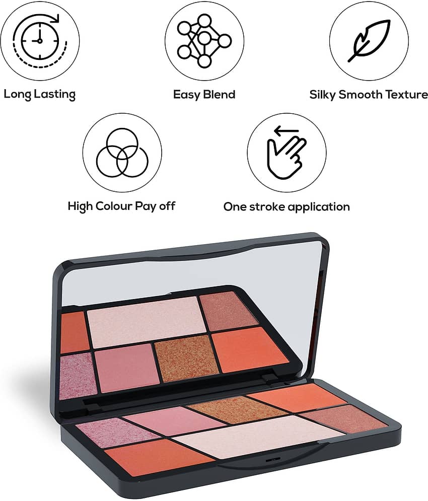 RENEE Eyeshadow Palette, Long Lasting, Bloom Hour, 15 Gm view 2