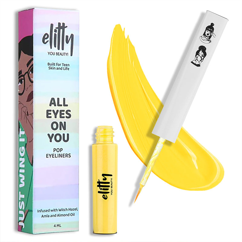 Matte Pop Yellow Eyeliner view 2