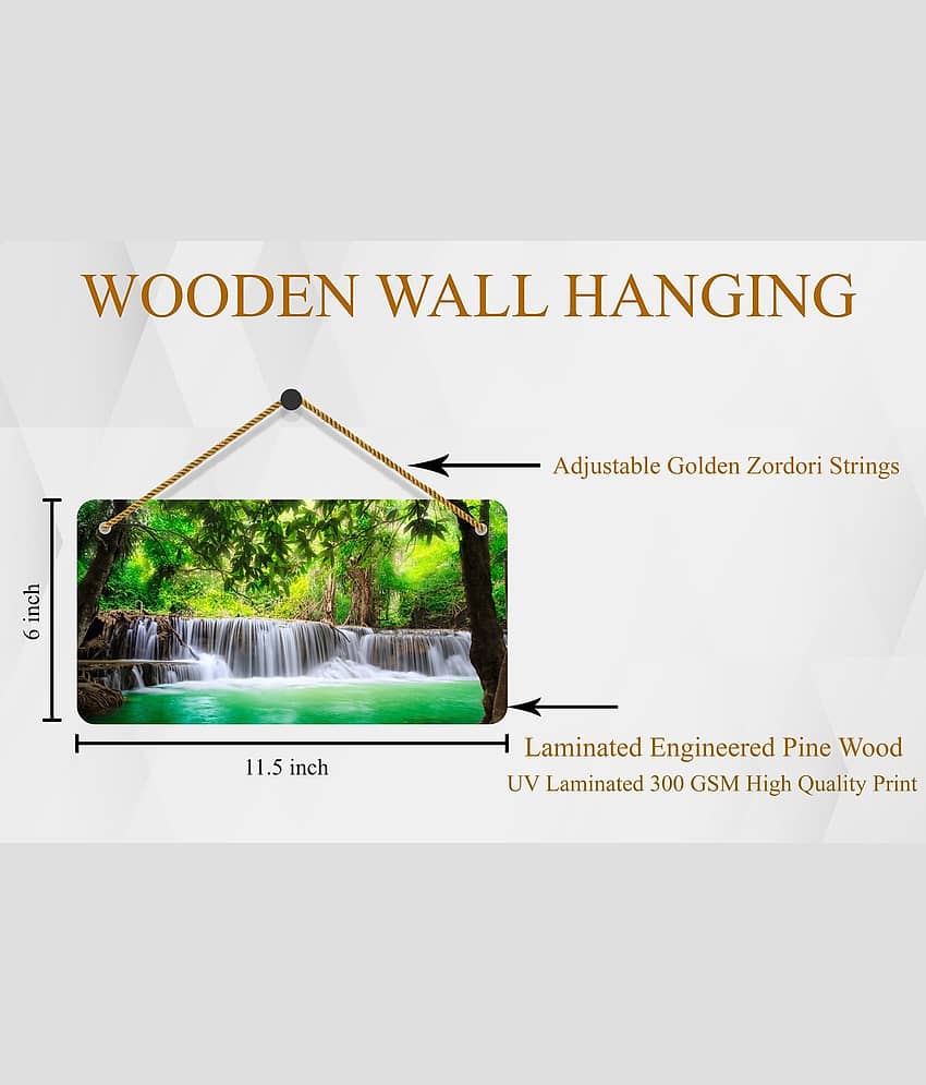 Saf Wood Wall Sculpture Multi - Pack of 1 view 2