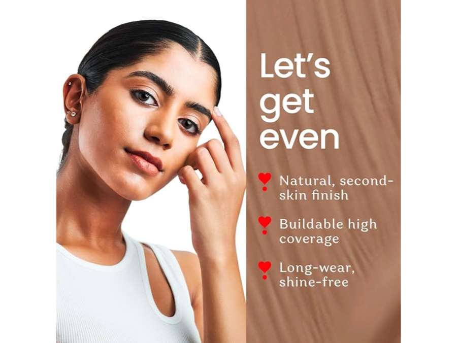 Color Cupid Truly Me Liquid Foundation High Coverage, Niacinamide, Ceramides & Hyaluronic Acid - 30ml - Toffee view 2