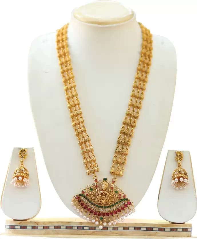 Alloy Gold-plated Multicolor Jewel Set (Pack of 1)