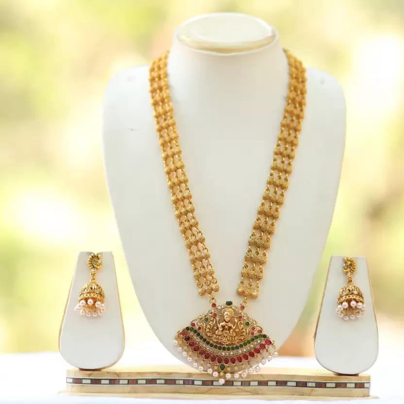 Alloy Gold-plated Multicolor Jewel Set (Pack of 1) view 2