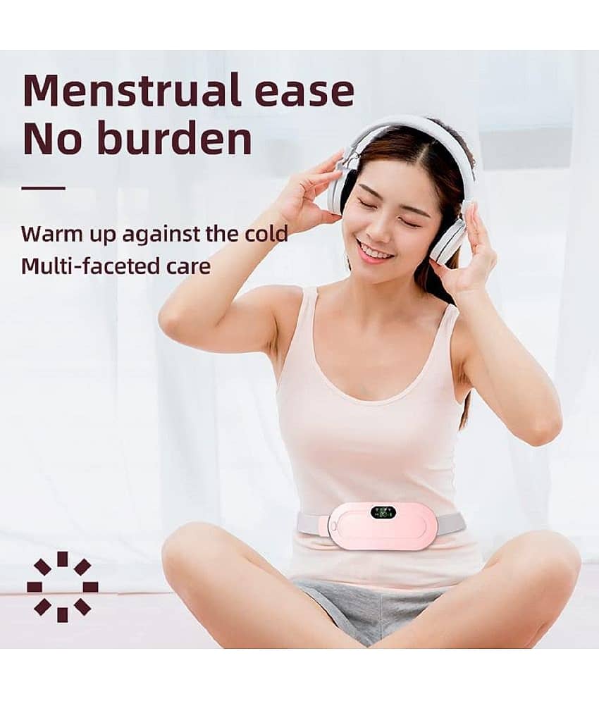 Gk Boss Period Cramp Relief Massager & Heating Pad for Period Cramps Pain Relief Machine for Women view 2