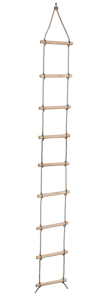 REZNOR Climbing Rope Ladder Ninja Ladder for Kids - Ninja Warrior Slackline Ladder, Playground Equipment - Ninja Obstacle Ladder Rope Swing for Children view 2