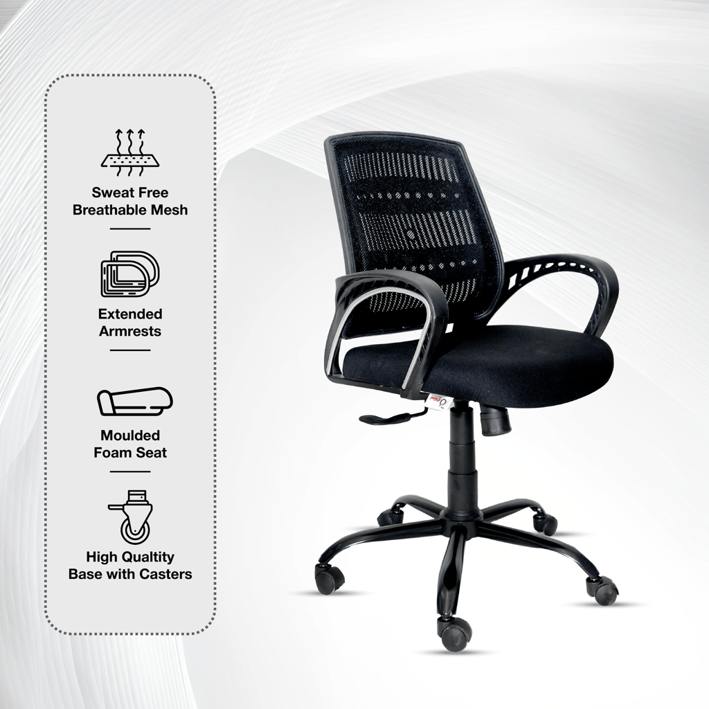 OOLIVE COSMO OC50 Ergonomic Midback Office Chair view 2