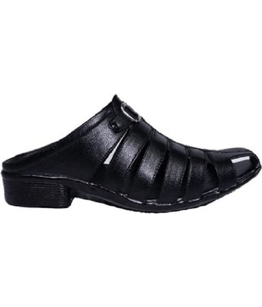 INFINITRENZ - Black Men's Sandals view 2