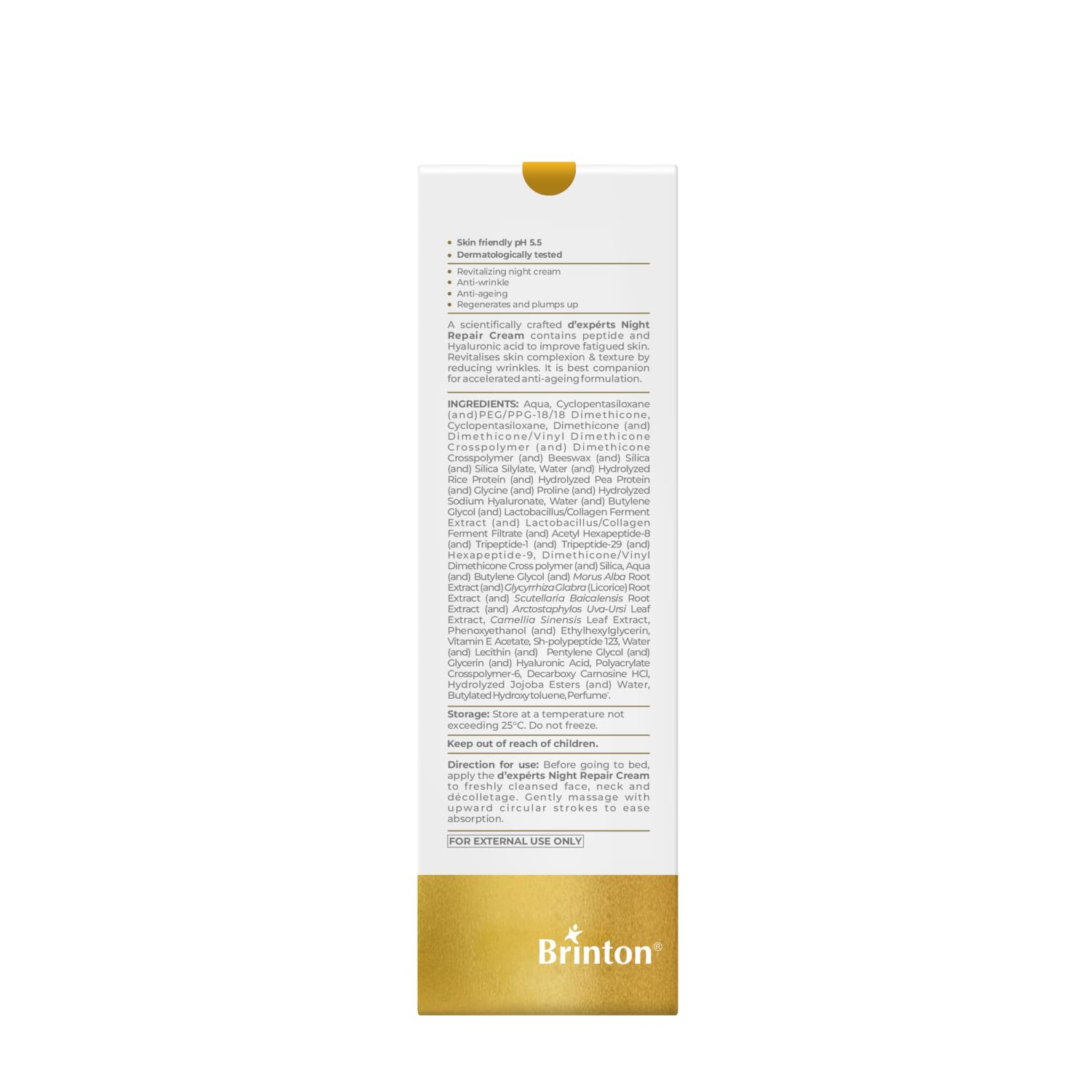 Brinton d'experts Night Repair Cream -30 ml view 2
