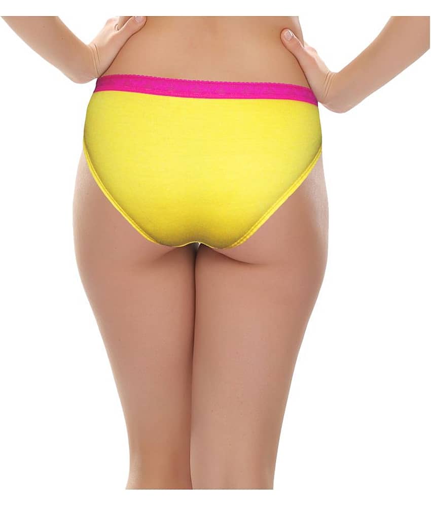 Selfcare Pack of 3 Cotton Women's Bikini Panties ( Multi Color ) view 2