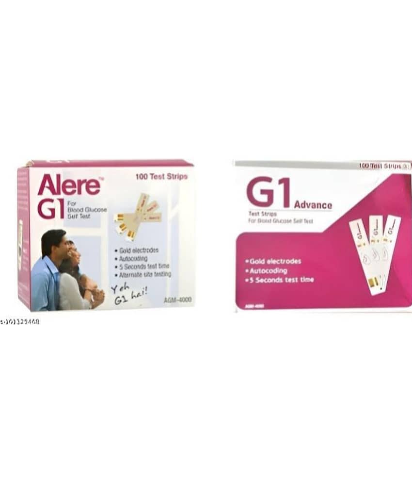 Alere G1 Blood Glucose Test Strips - 100 Strips (Pack of 2X50) view 2