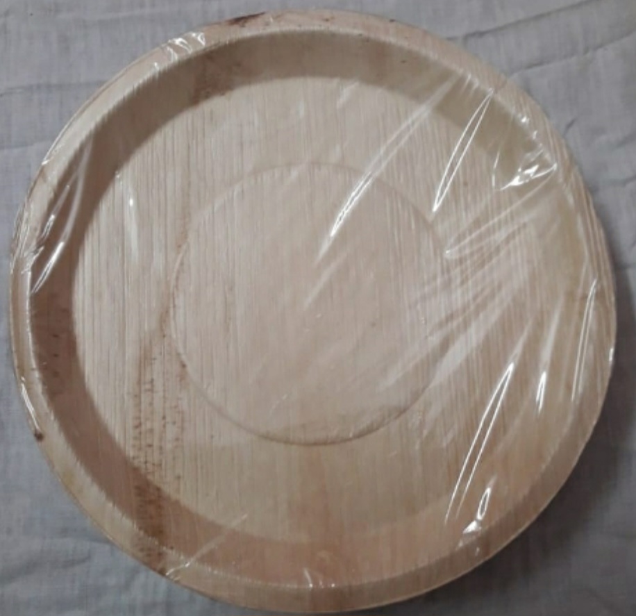 Areca Leaf Plates — 9.5 inch Round Plate / 25 Pcs