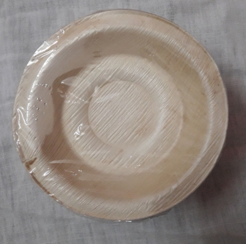 Areca Leaf Plates — 9.5 inch Round Plate / 25 Pcs view 2