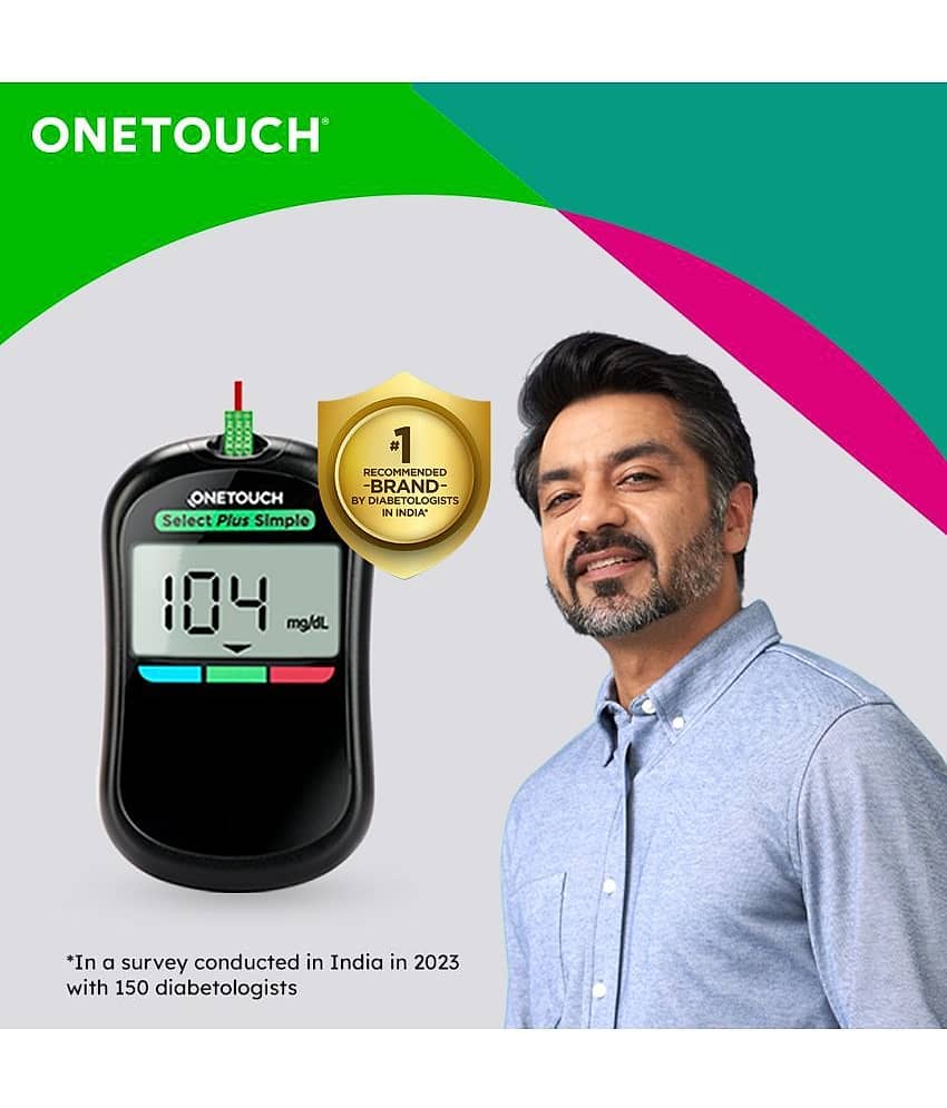 OneTouch Select Plus Test Strips | Pack of 50 Strips | For OneTouch Select Plus Simple Glucometer view 2