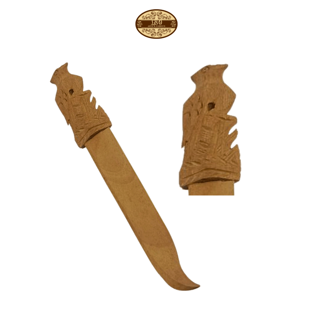 Handcrafted Wooden Paper Cutter with Bird Plain Figurine at Top, 17.78 cm - Pack of 2 view 2