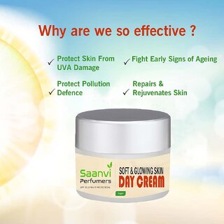 Day Cream, Face Cream, Reduce Fine Lines, Wrinkles Sun Protection, Anti Ageing with Almond Vitamin E Oil for Wome view 2