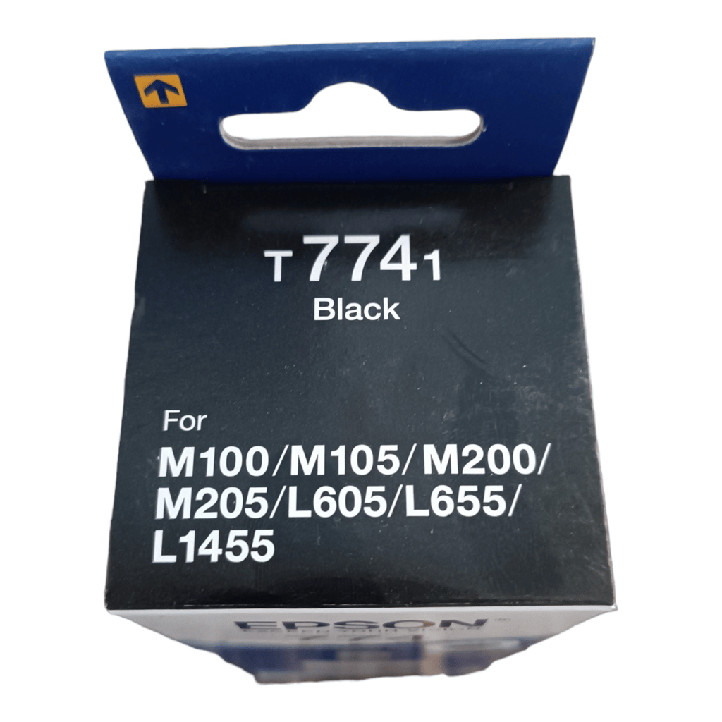Genuine Epson T7741 (140ml) Black Ink Bottle for M100, M105, M200, M205, M605, M655, and L1455 view 2