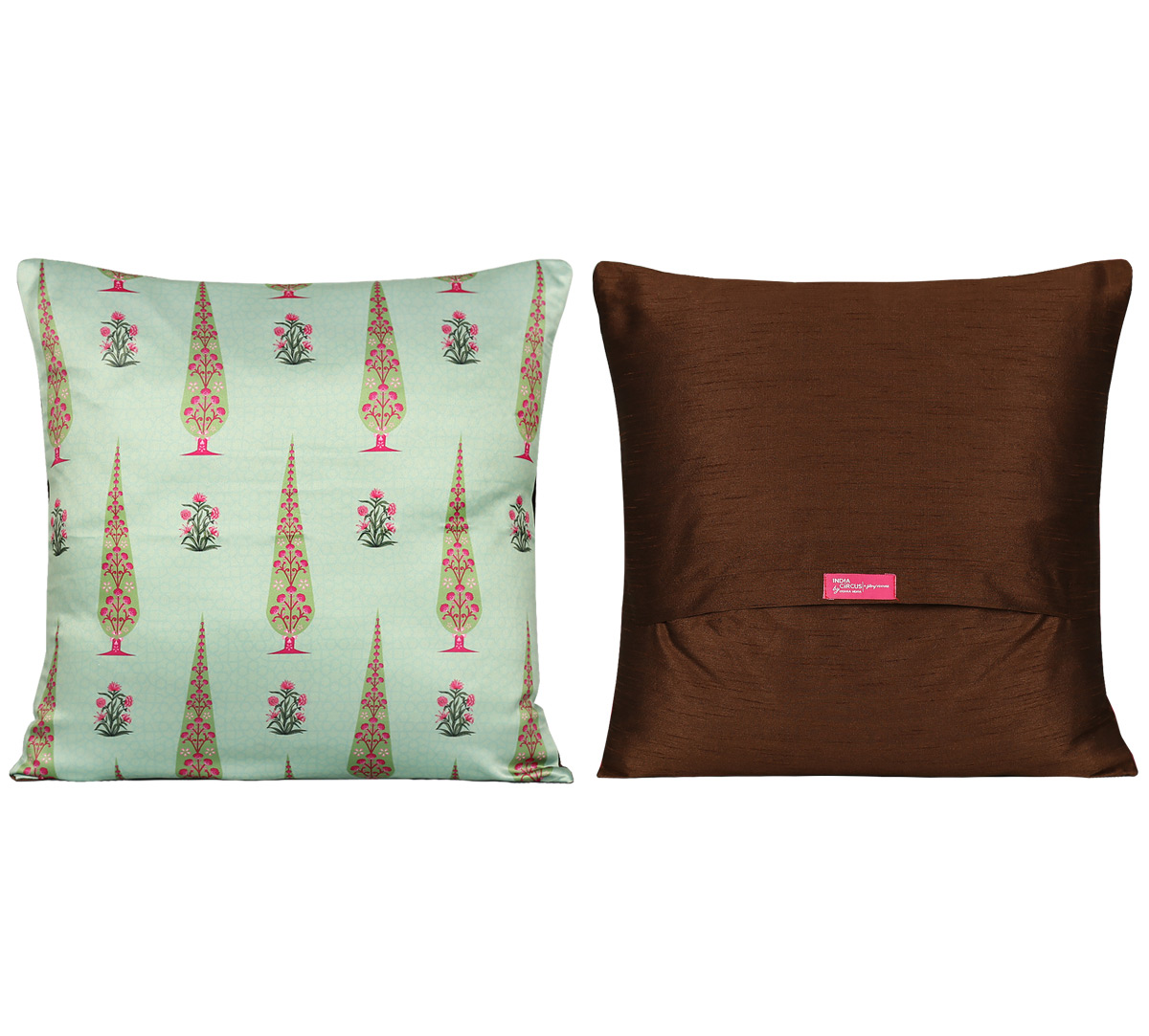 India Circus Peacock And Conifer Cushion Cover Set Of 5 view 2