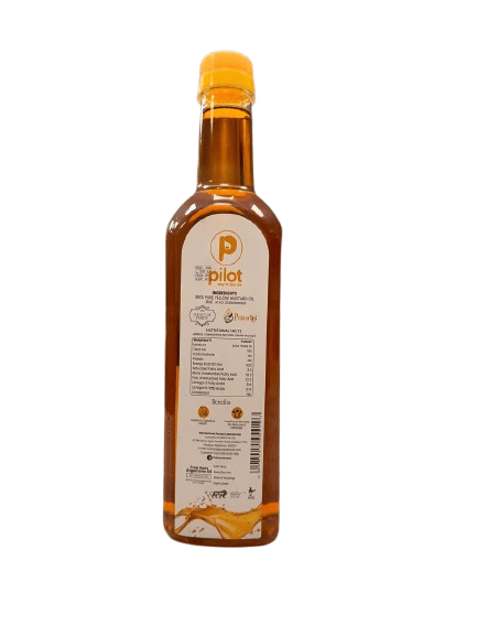 Cold Pressed Yellow Mustard Oil 1Ltr view 2