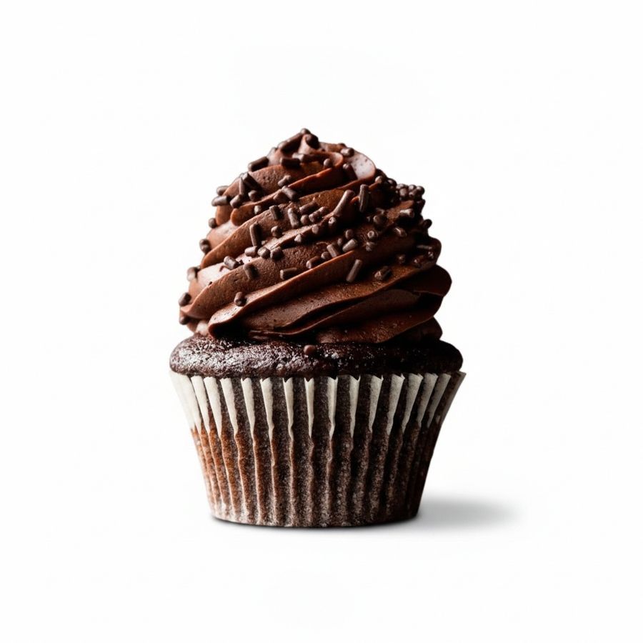 Chocolate Sprinkled Cupcake - 180 gm - One chocolate cupcake view 2