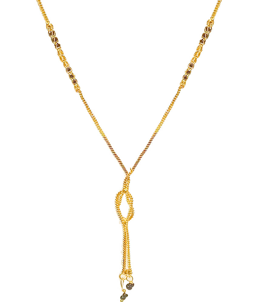 JIPPA - Golden Mangalsutra ( Pack of 1 ) view 2