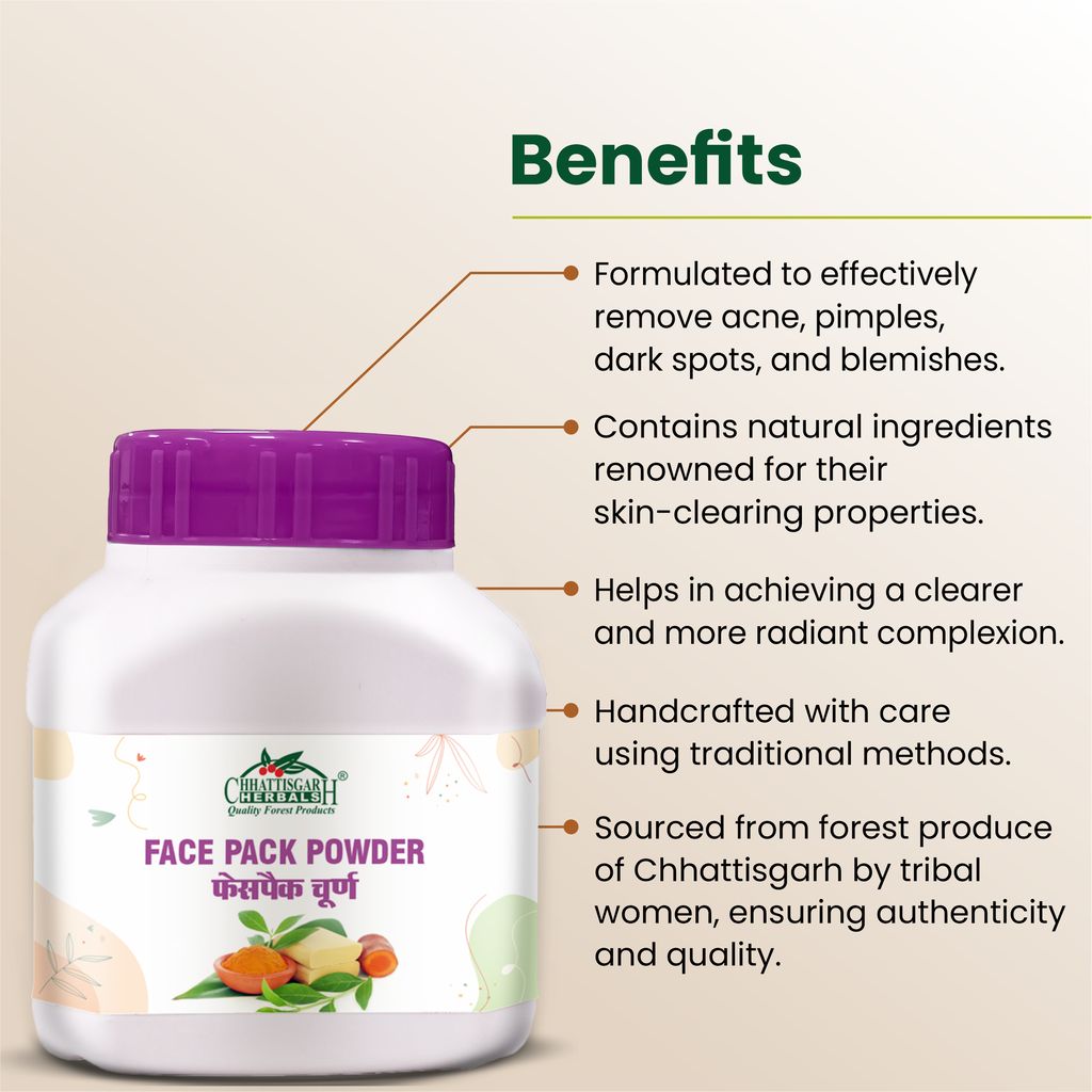 Chhattisgarh Herbals Facepack Churna | 150 gm view 2