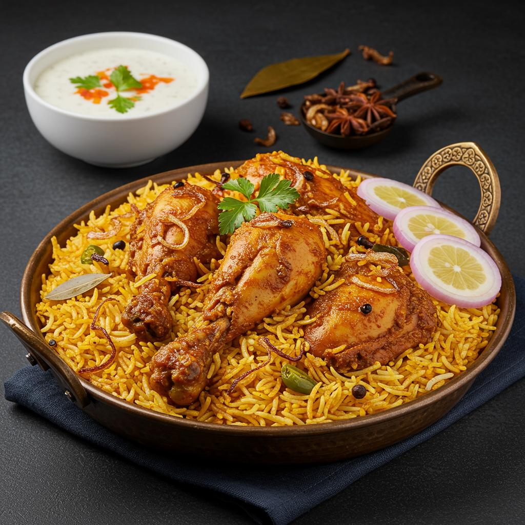 Hyderabadi Chicken Dum Chicken