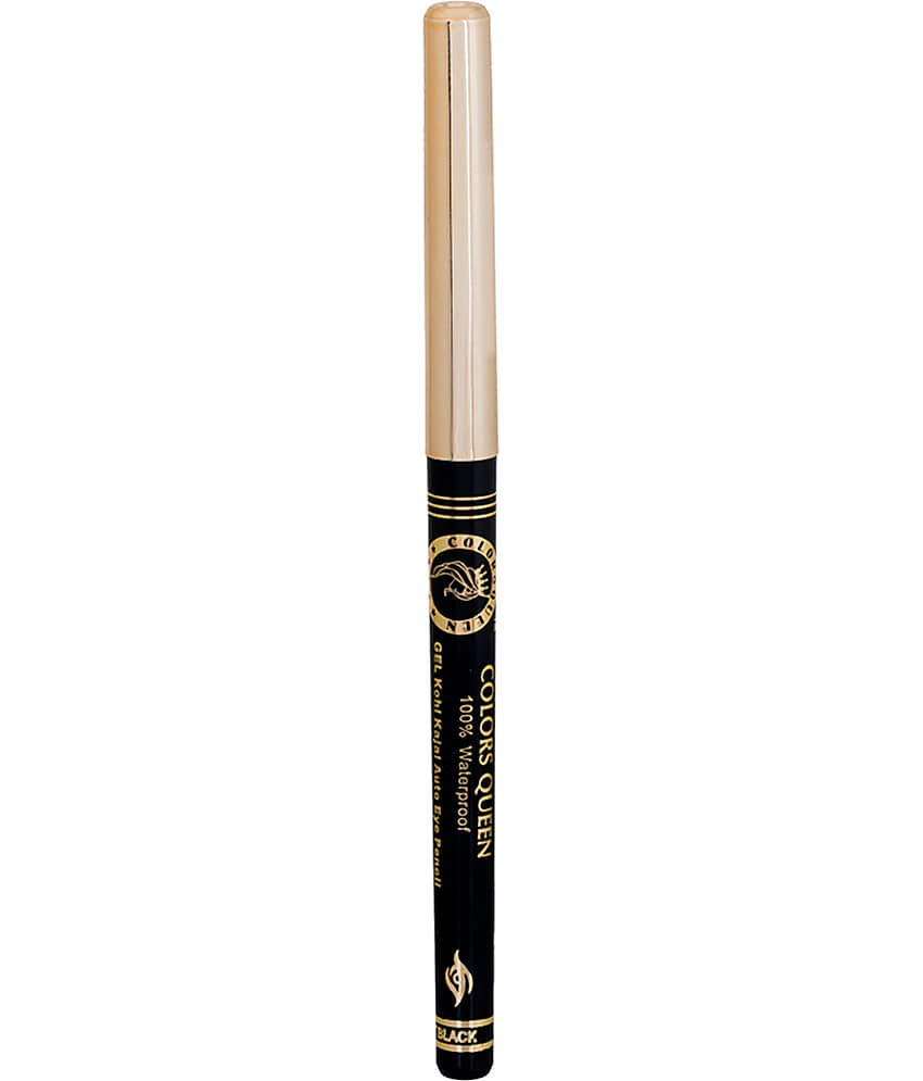 Colors Queen Gel Khol Kajal Auto Eye Pencil Kajal Pencil Black 1g (Pack of 1) view 2