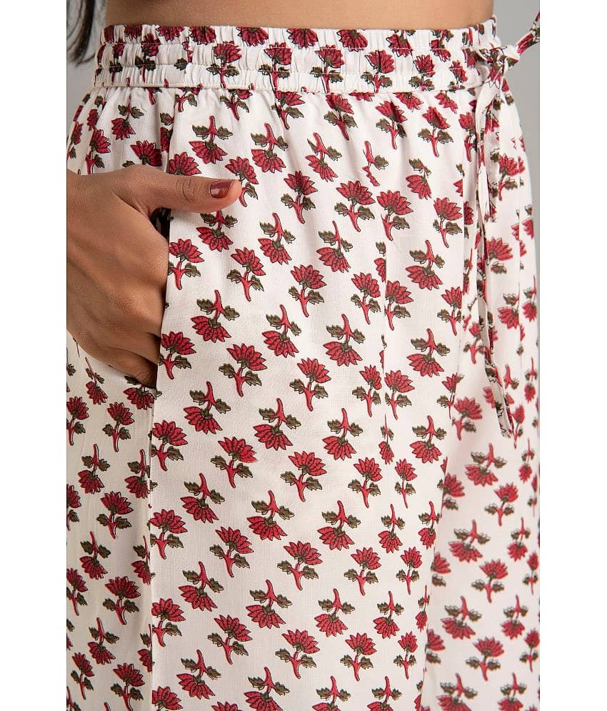 Doriya - Pink Rayon Straight Women's Palazzos ( Pack of 1 ) view 2