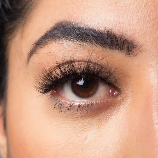 BOBI Reusable Waterproof 15mm Faux Mink Natural Fluffy Wispy Long Knockout 5D Volume Eyelashes - 1 Pair view 2