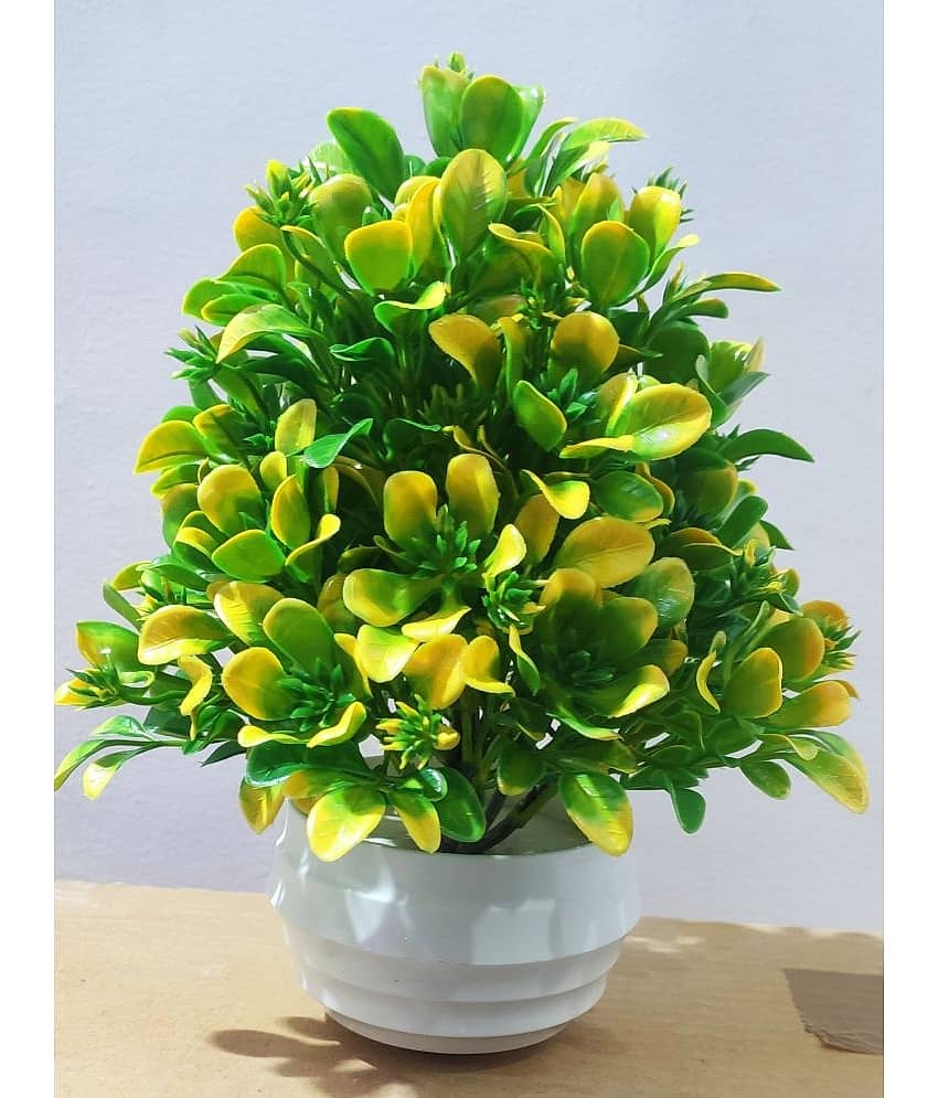 BAARIG - Green Wild Artificial Plants Bunch ( Pack of 1 ) view 2