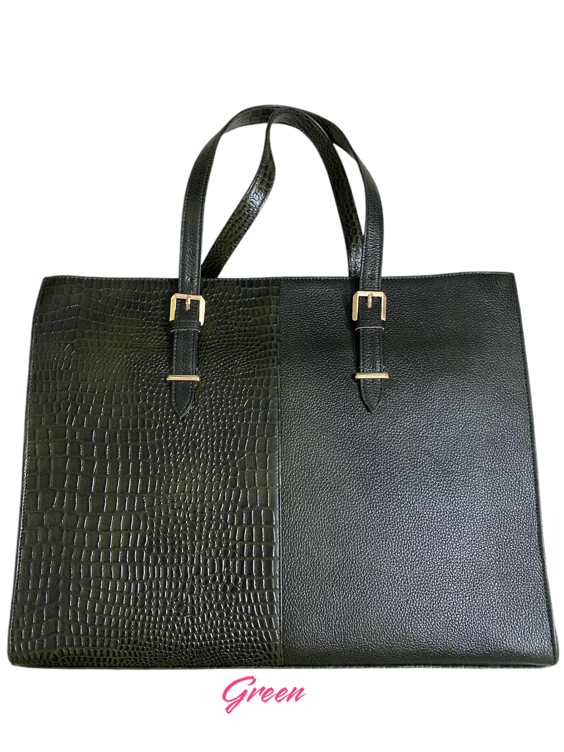 Leather laptop bag for ladies view 2