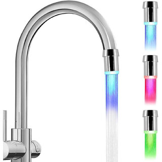Led Faucet Light, For Bathroom & Kitchen, No Batteries Required (Pack Of 1) Swan Neck Faucet (Single Handle Installation Type) view 2
