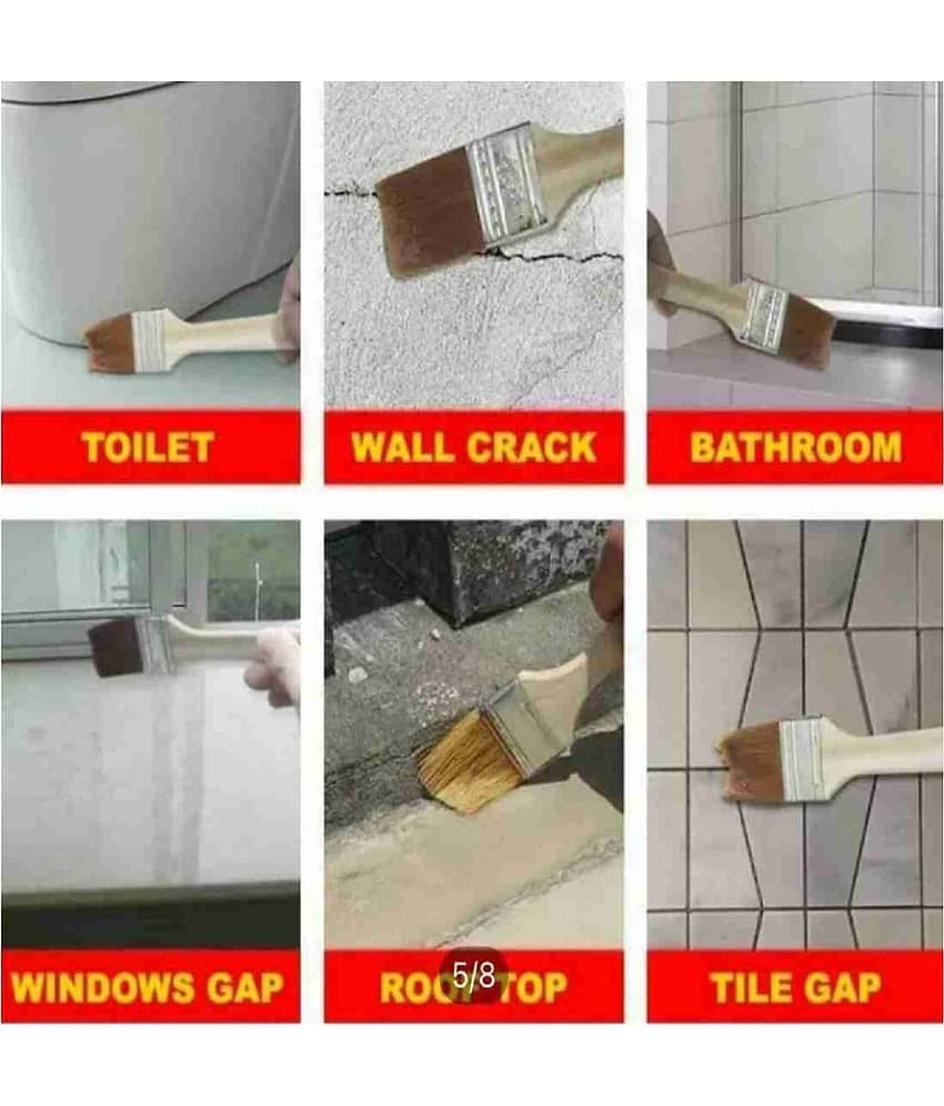 GEEO Invisible Waterproof Glue Waterproof Gel Bathroom Roof Top Concrete Wall Water Repellent Waterproof Paint No Leak 300 GM view 2