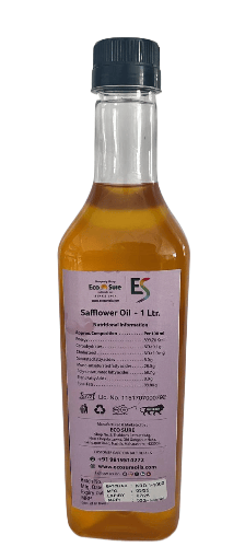 Eco Sure Wood Cold Pressed Safflower Oil - 1 Ltr view 2