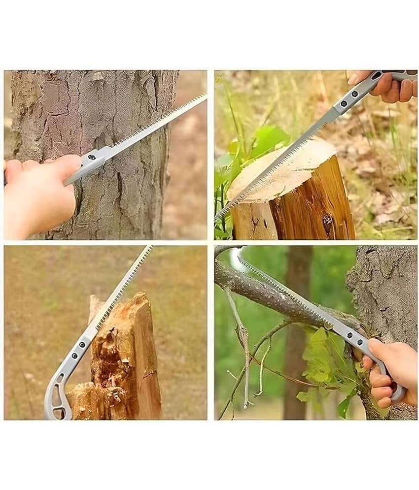 Hand Saw Portable Garden Household Anti-Skip Hand Steel High Strength Tool Ice Hand Saw Cutter Wood Saw Hand Tree Cutting (9 Inch Pack of 1) view 2
