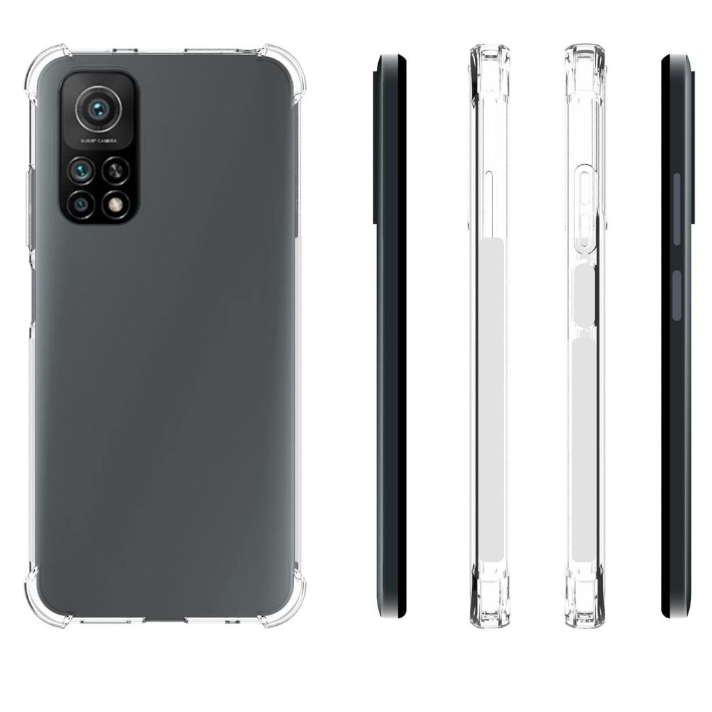 USTIYA for Xiaomi Redmi Note 11 4G y Redmi Note 11s Case Clear TPU Four Corners Cover Transparent Soft funda view 2