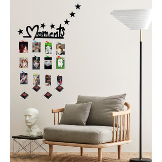 Khush Its Amazing Wooden Hanging Moments With Squre Heart Hanging Up down Photo Display Picture Frame Collage Picture Di view 2