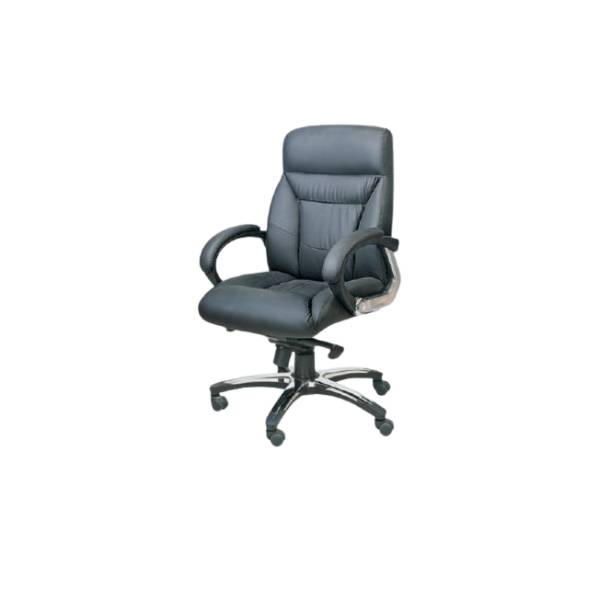 I am Boss - Leatherette Revolving With Cushioned Handle & Metal Base (CS-L07-MB)