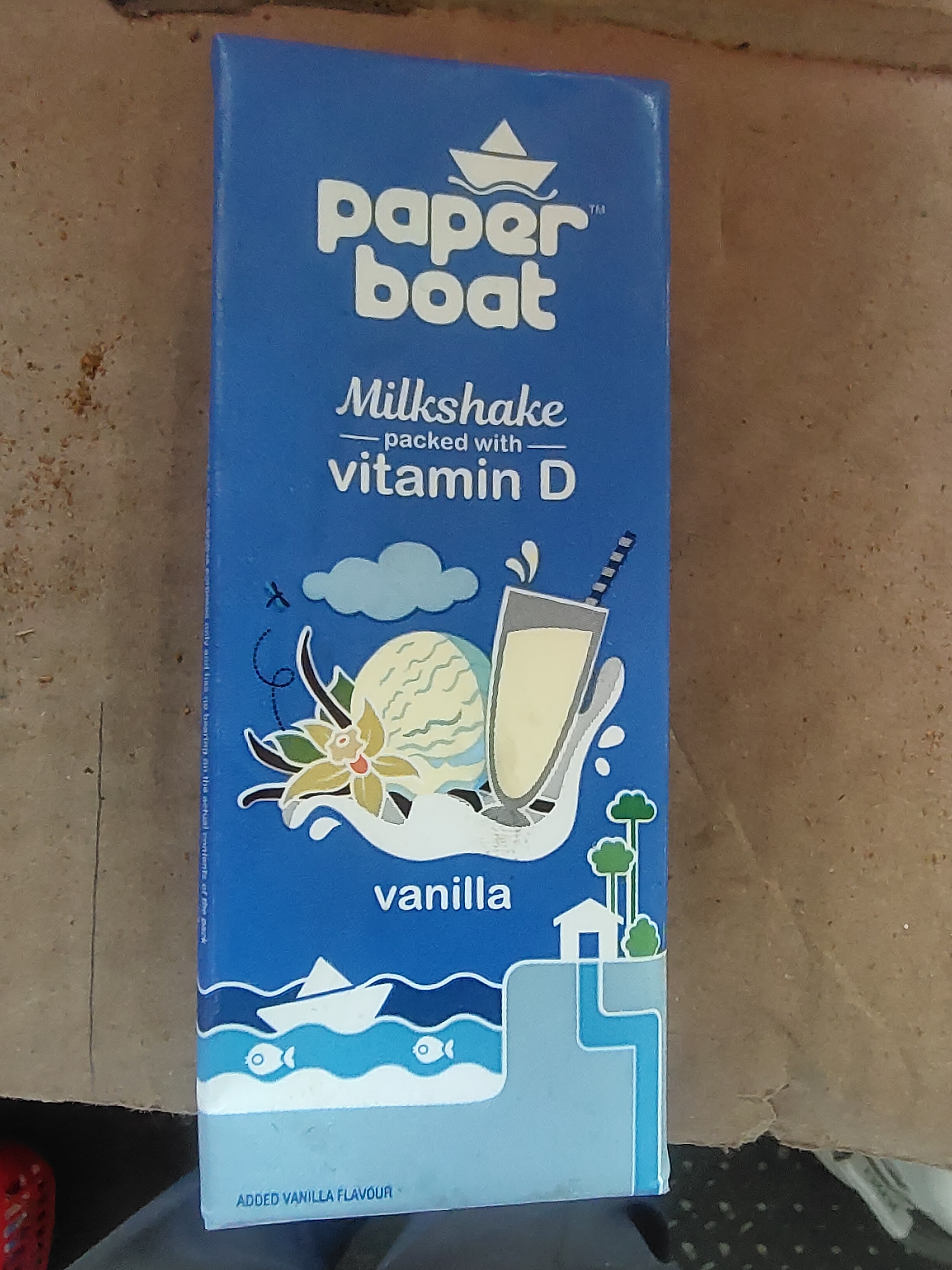 Paper boat milkshake vanilla