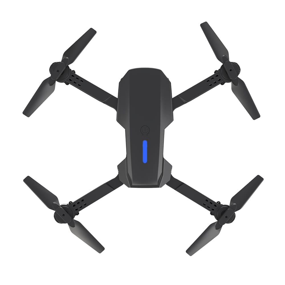 E88 Pro Foldable 4K Camera Drone with Optical Flow Positioning - Black view 2