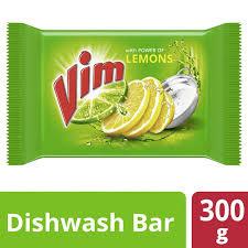 Vim Dishwash Bar - Lemon, 300 Gram Wrapper
