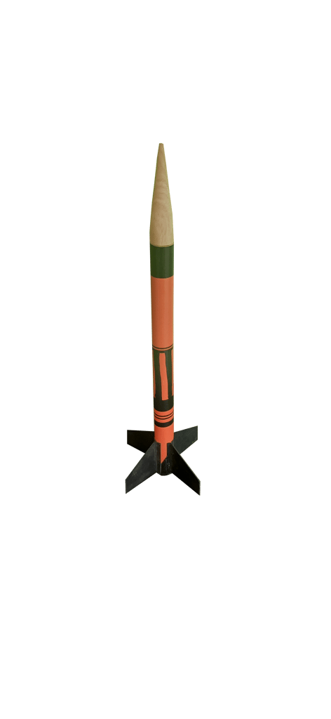 Flying Model Rocket Kit with A class (A6-3) Model Rocket engines view 2