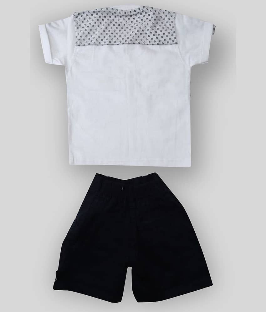 Zadmus Pack of 1 Boys Cotton T-Shirt & Shorts Set ( Blue ) view 2